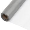 vidaXL Gaas 112x500 cm roestvrij staal zilverkleurig