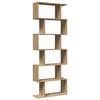 vidaXL Kamerscherm / boekenkast 6-laags 70x24x193 cm hout artisanaal