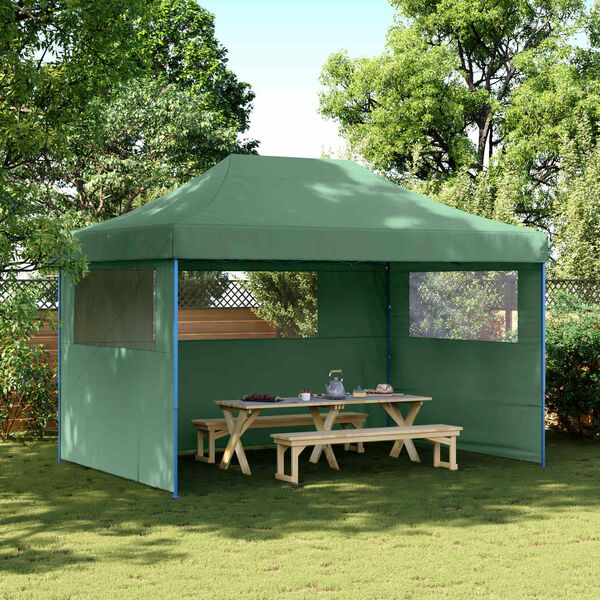 vidaXL Partytent Groen 279 x 410 x 315 cm Oxford Stof