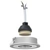 vidaXL Spotje zilver 9 x 9 x 2 cm Aluminium