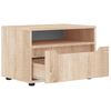 vidaXL Tv-meubel VISNES 60x40x38 cm bewerkt hout sonoma eikenkleurig