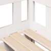 vidaXL Slaapbank met onderschuifbed/lades zonder matras 80x200 cm wit