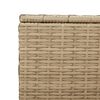 vidaXL Tuinbox 984 L poly rattan gemengd beige