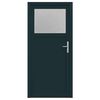 vidaXL Zij-ingangsdeur 98 x 198 cm PVC Antraciet