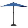 vidaXL Tuinparasol Azurblauw 294 x 150 x 223 cm Polyester en staal