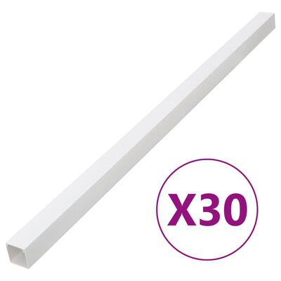 vidaXL Kabelgoot 60x40 mm 30 m PVC