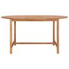 vidaXL Tuintafel 150x76 cm massief teakhout