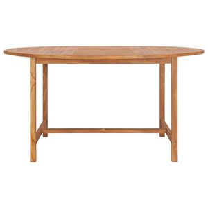 vidaXL Tuintafel 150x76 cm massief teakhout