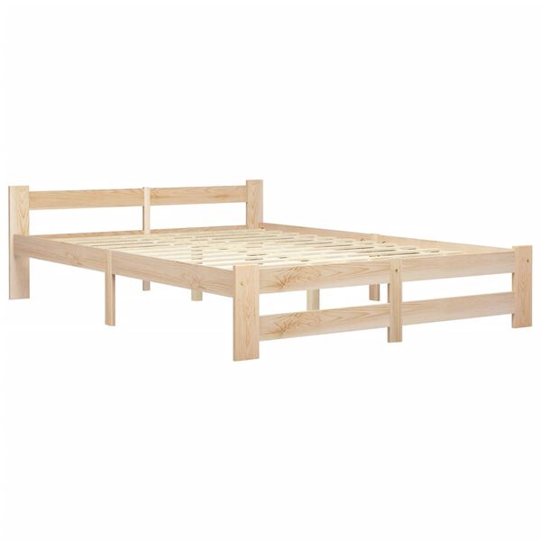 vidaXL Bedframe massief grenenhout 180x200 cm
