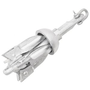 vidaXL Anker inklapbaar 0,7 kg thermisch verzinkt gietijzer zilver
