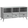 vidaXL TV-kast met lade Grijs sonoma 102 x 34,5 x 50 cm Bewerkt hout