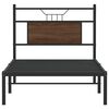 vidaXL Bedframe zonder matras bewerkt hout bruin eikenkleur 90x200 cm