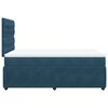 vidaXL Boxspring met matras fluweel blauw 120x190 cm
