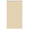 vidaXL Rolgordijn verduisterend 125x210 cm stofbreedte 121,6 cm beige