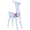 vidaXL 3D Kerst Rendier LOVIISA 110 LED's Blauw 70 x 26 x 100 cm