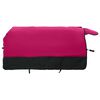 vidaXL Paardendeken Roze en Zwart 75 cm Polyester