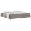 vidaXL Boxspringbed met matras Taupe 180 x 200 cm Stof
