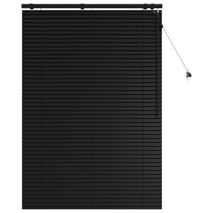 vidaXL Venetiaanse jaloezie Zwart 100 x 160 cm 35 mm