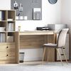 vidaXL Bureau Sonoma Eiken 100 x 50 x 76 cm