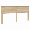 vidaXL Bedframe met hoofdeinde Sonoma 180 x 200 cm Bewerkt hout