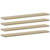 vidaXL Wandschappen 8 st 60x10x1,5 cm spaanplaat sonoma eikenkleurig