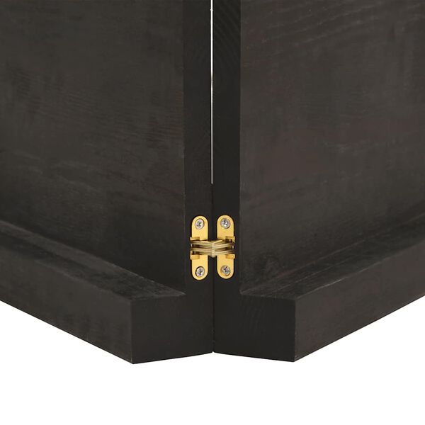 vidaXL Tafelblad natuurlijke rand 200x40x(2-6)cm eikenhout donkerbruin