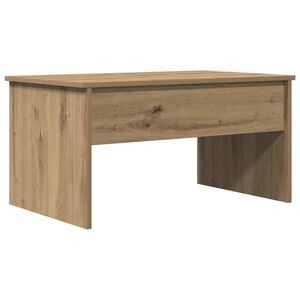 vidaXL Salontafel 80x50,5x41,5 cm bewerkt hout artisanaal eikenkleurig