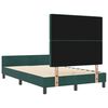 vidaXL Boxspringbed met hoofdeinde Donkergroen 120 x 200 cm Fluweel