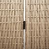vidaXL Kamerscherm Beige 292 x 180 cm poly rattan