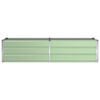 vidaXL Plantenbak Pastelgroen 480 x 50 x 45 cm Gegalvaniseerd staal