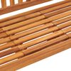 vidaXL Tuinbank met tafel 3-zits 150 cm massief teakhout