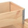 vidaXL Verhoogde plantenbak 3-laags 120x80 cm massief grenenhout
