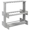 vidaXL Biljartkeu standaard Bewerkt hout 60 x 35 x 60 cm Betongrijs