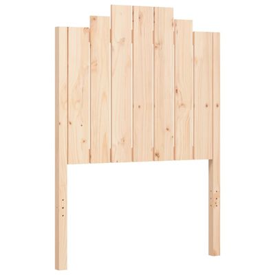 vidaXL Bedframe met hoofdbord massief hout