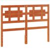 vidaXL Hoofdbord 135 cm massief grenenhout wasbruin