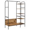 vidaXL Kledingrek Bruin eiken 120 x 44 x 160 cm Bewerkt hout