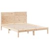 vidaXL Bedframe extra lang zonder matras massief hout 140x220 cm