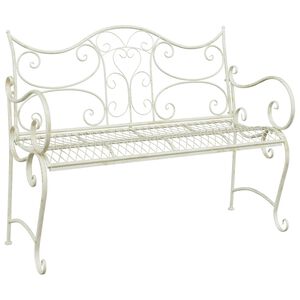 vidaXL Tuinbank 2-Aantal zitplaatsen 114 x 56,5 x 90 cm Staal