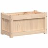 vidaXL Plantenbak 60x31x31 cm massief grenenhout