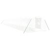 vidaXL Tuinkas met stalen frame 60 m&sup2; 20x3x2 m wit