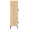 vidaXL Hoge kast 69,5x31x115 cm bewerkt hout sonoma eikenkleurig