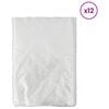 vidaXL Stof Sheet 12 st Transparant 400 x 500 cm HDPE