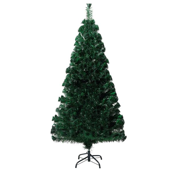 vidaXL Kunstkerstboom met standaard 150 cm glasvezel groen