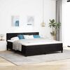 vidaXL Boxspringbed met matras Zwart 180 x 200 cm Fluweel