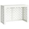 vidaXL Airconditioner hoes Wit 90 x 40 x 60 cm Staal