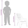 vidaXL Kindertuinstoelen 2 st hout-look 37x34x44 cm polypropeen