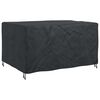 vidaXL Meubelhoes Effen Zwart 180 x 120 x 74 cm 600D
