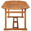 vidaXL 9-delige Tuinset 220x90x75 cm massief acaciahout