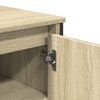 vidaXL Wastafelkast 91x35x60 cm bewerkt hout sonoma eikenkleurig