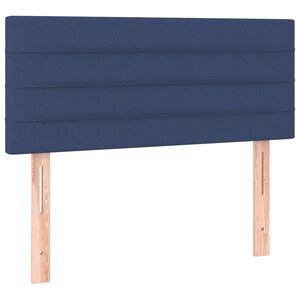 vidaXL Hoofdbord 80x5x78/88 cm stof blauw